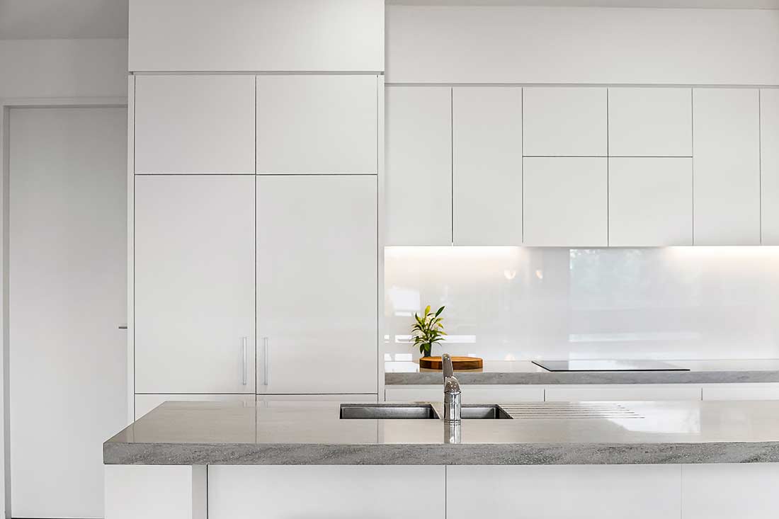 Put these together: gray kitchen countertop!